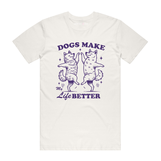 Dogs Make My Life Better - Shiba - Graphic Tee