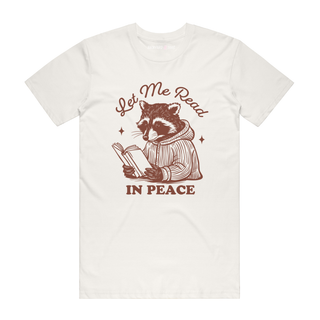 Let Me Read in Peace - Racoon - Graphic Tee