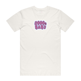 2000s Baby (Purple) - Slogan T-Shirt - Natural