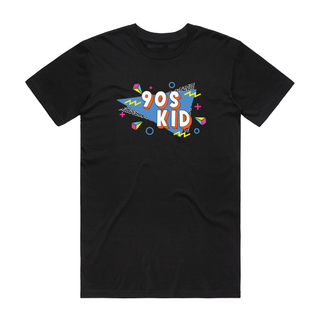 90's Kid - Graphic T-Shirt - Black