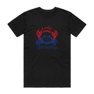 A Little Crabby - Graphic T-Shirt - Black