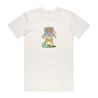 Agree To Disagree (dragons) - Funny T-Shirt - Natural