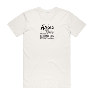 Aries (V2) - Zodiac T-Shirt - Natural