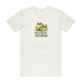 As Fine As Your Behind - Frog T-Shirt - Natural