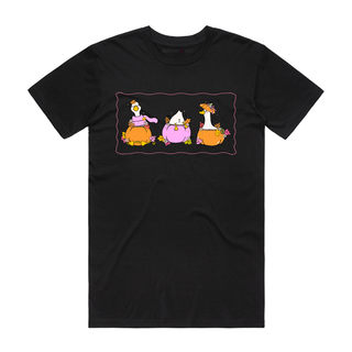 Autumn Silly Goose -  Halloween T-Shirt - Black