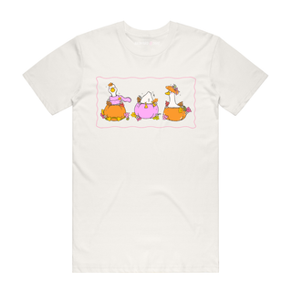 Autumn Silly Goose -  Halloween T-Shirt - Natural
