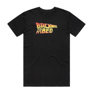 Back To My Bed - Slogan T-Shirt - Black