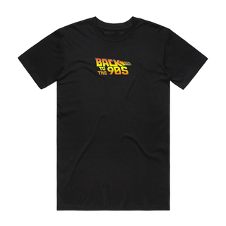 Back To The 90s (yellow) - Slogan T-Shirt - Black