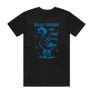Silly Goose on the Loose - Funny T-Shirt - Black