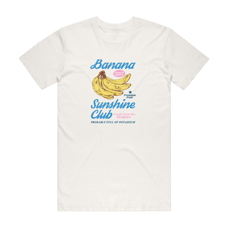 Banana Sunshine Club - Graphic T-Shirt - Natural