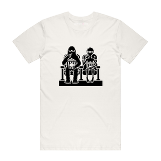 Big Foot Alien Movies - Halloween T-Shirt - Natural