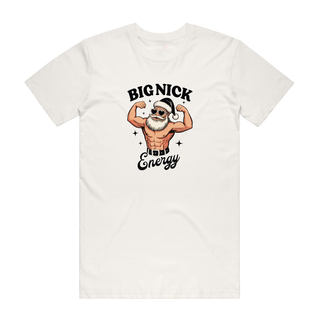 Big Nick Energy - Christmas T-Shirt - Natural