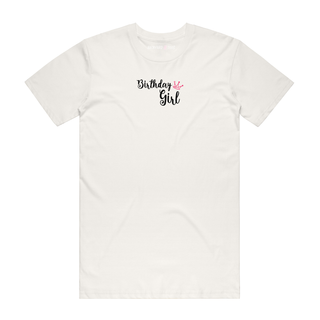 Birthday Girl (Crown) - Birthday T-Shirt - Natural