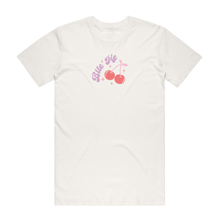 Bite Me Cherry - Graphic T-Shirt - Natural