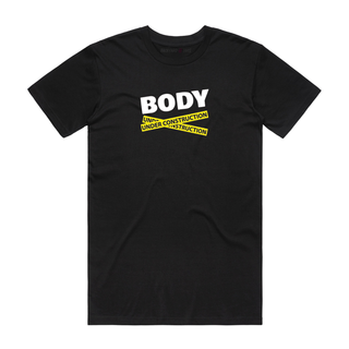 Body Under Construction - Slogan T-Shirt - Black