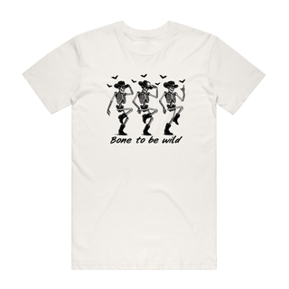 Bone To Be Wild - Halloween T-Shirt - Natural