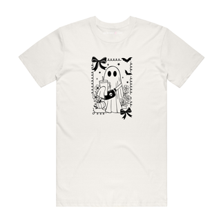 Boo - Jee Ghost - Halloween T-Shirt - Natural