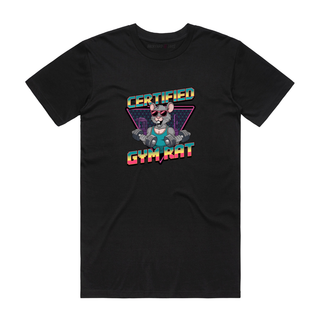Certified Gym Rat - Gym T-Shirt - Black