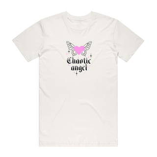 Chaotic Angel - Slogan T-Shirt - Natural