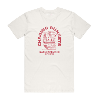 Chasing Sunsets - Graphic T-Shirt - Natural