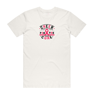 Cheer For The Cure - Awareness T-Shirt - Natural