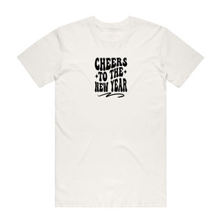 Cheers To The New Year - New Year T-Shirt - Natural