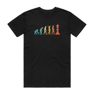 Chess Evolution - Graphic T-Shirt - Black