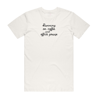 Coffee And Office Gossip - Job T-Shirt - Natural
