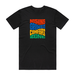 Comfort Zone - Slogan T-Shirt - Black
