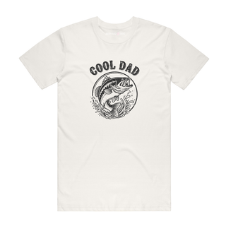 Cool Dad - Fishing T-Shirt - Natural