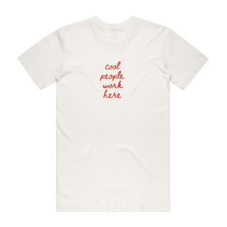 Cool People Work Here - Job T-Shirt - Natural