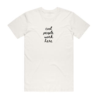 Cool People Work Here (Black) - Job T-Shirt - Natural