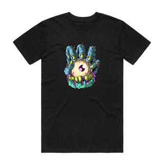 Creepy Monster Hand - Halloween T-Shirt - Black