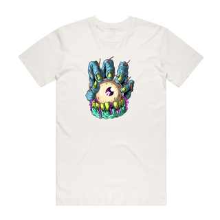Creepy Monster Hand - Halloween T-Shirt - Natural