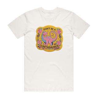 Cuntasaurus - Funny T-Shirt - Natural
