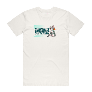 Currently Buffering - Funny T-Shirt - Natural