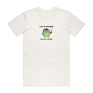 Cut Bangs - Frog T-Shirt - Natural