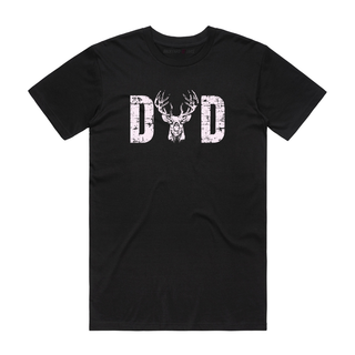 Deer Dad - Dad T-Shirt - Black