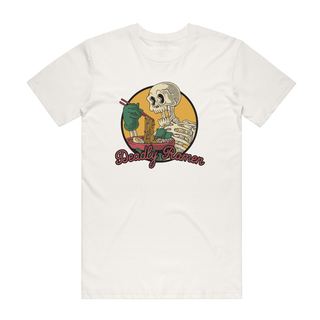 Deadly Ramen - Halloween T-Shirt - Natural