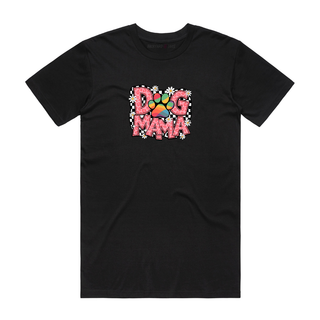 Dog Mama (Rainbow) - Mum T-Shirt - Black