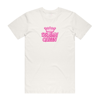 Drama Queen - Slogan T-Shirt - Natural