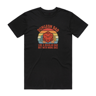 Dungeon Dad - Gaming T-Shirt - Black