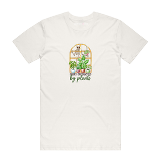 Easily Distracted By Plants - Funny T-Shirt - Natural