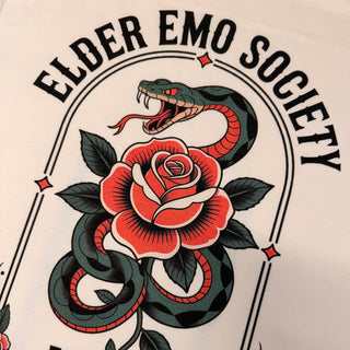 Elder Emo Society - Halloween T-Shirt - Natural
