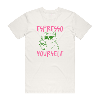 Espresso Yourself - Graphic T-Shirt - Natural