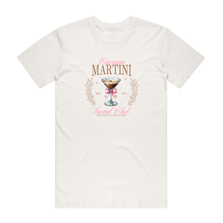Espresso Martini Social Club - Graphic T-Shirt - Natural