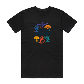 Fan Of Fans (Stencil) - Funny T-Shirt - Black