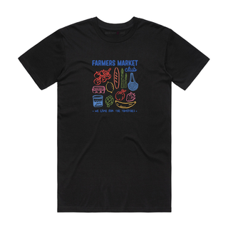 Farmers Market Club - Graphic T-Shirt - Black