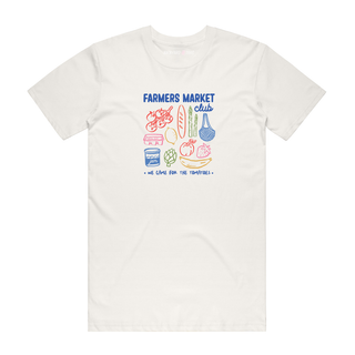 Farmers Market Club - Graphic T-Shirt - Natural