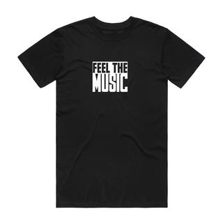 Feel The Music - Music T-Shirt - Black